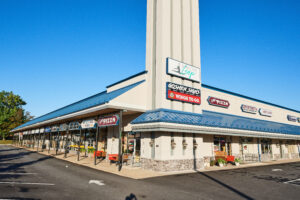 Image of a shopping plaza