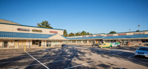 Image of a shopping plaza