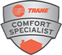 Logo for Trane Comfort Specialist