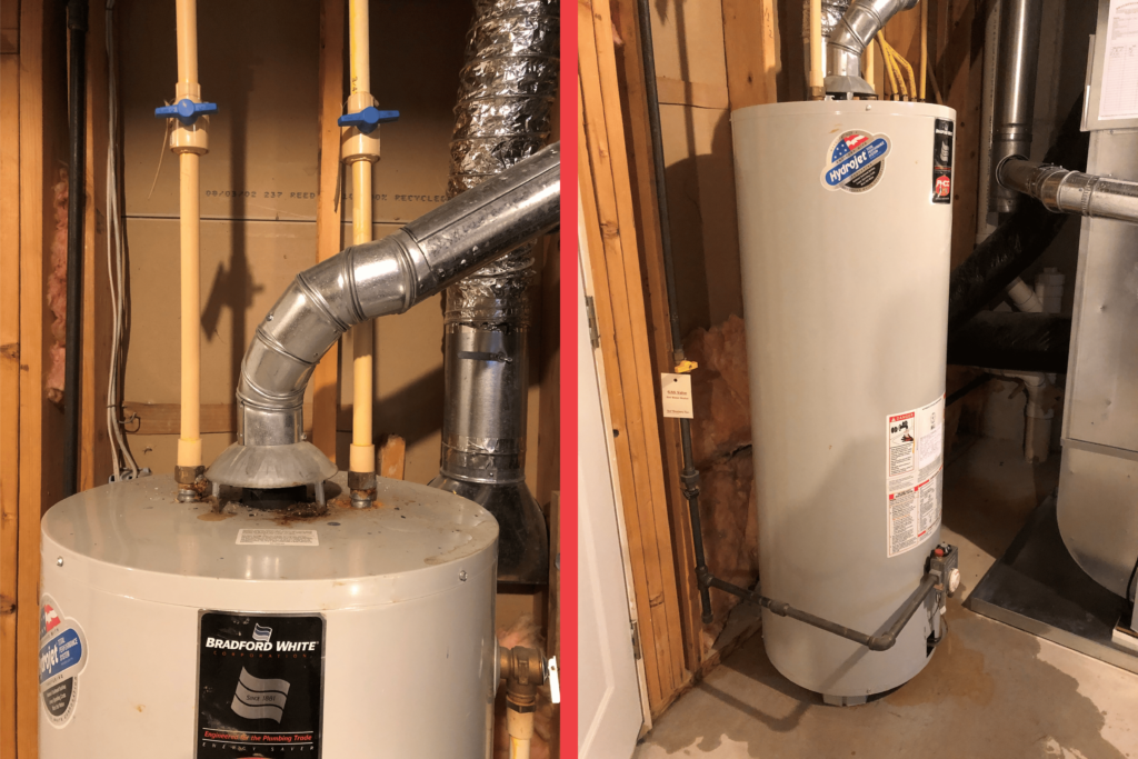 water heater Image of a water heater